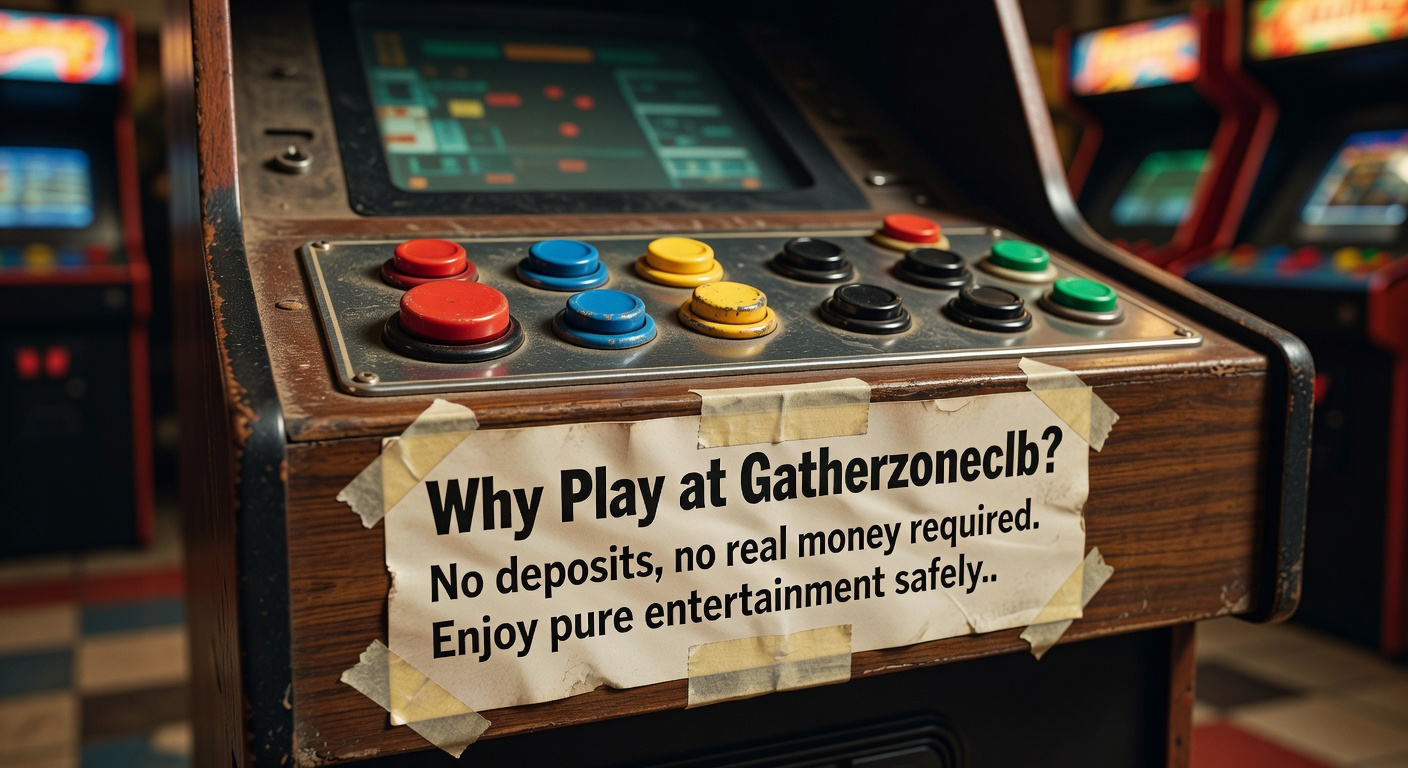 Retro arcade console buttons